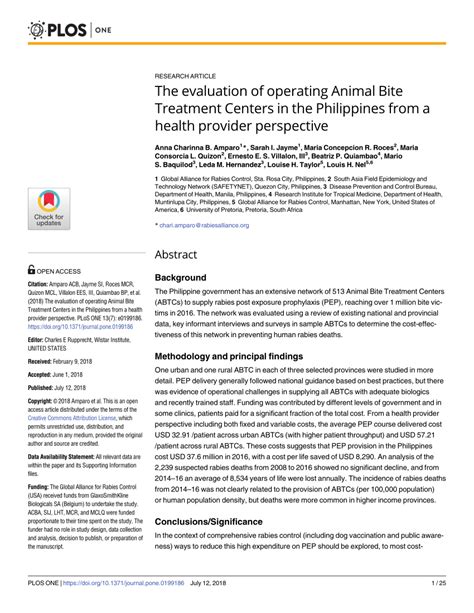 (PDF) The evaluation of Animal Bite Treatment .